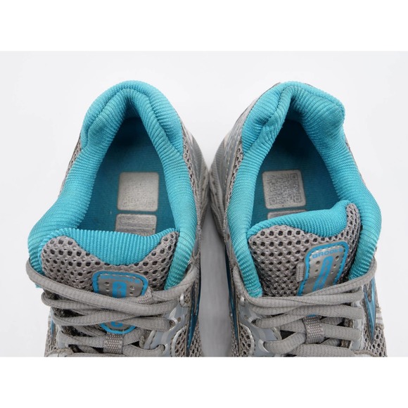 Brooks Running Shoes Womens 6 Addiction Gray Silver Lace Up Athletic Sneakers - Picture 8 of 12